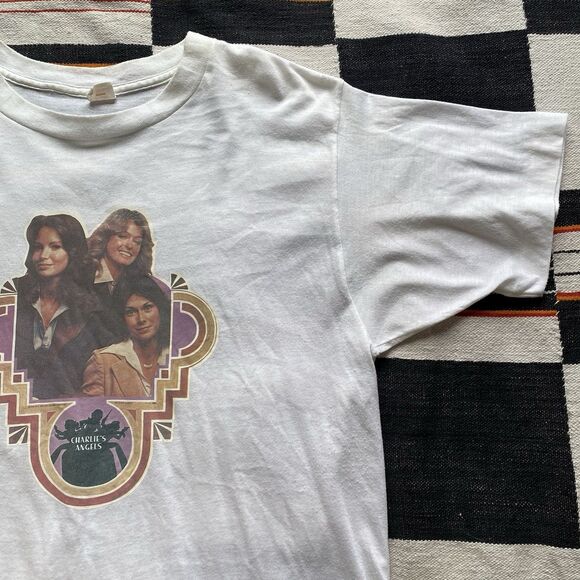 Vintage 70’s Charlie’s Angels Single Stitch Tee Shirt. Size Large. Rare. Graphic - Picture 10 of 16